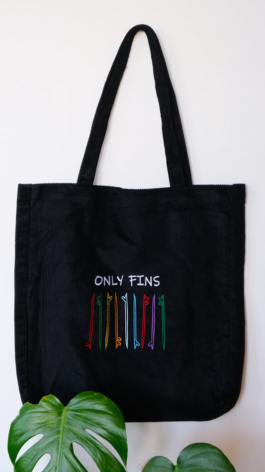 Cord Tasche black - Only Fins