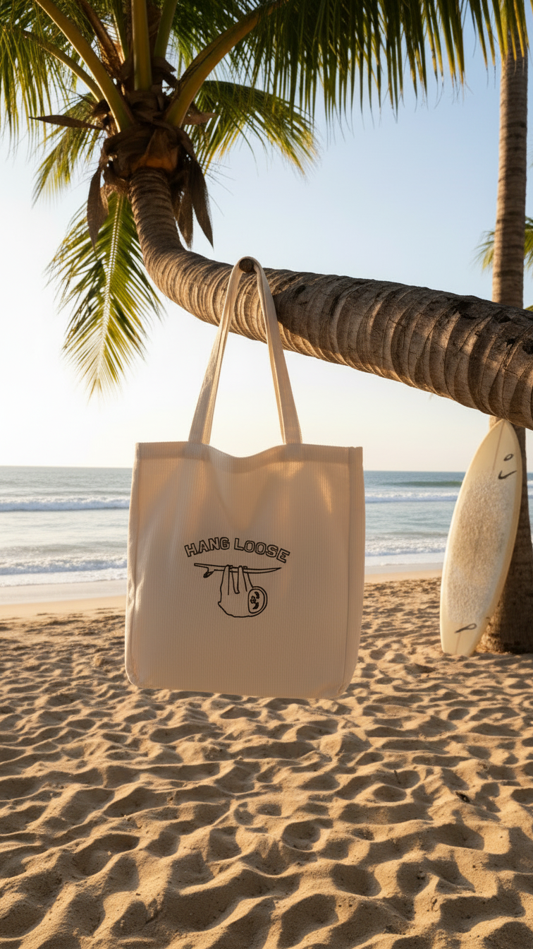 Cord Tasche Creme - Hang Loose